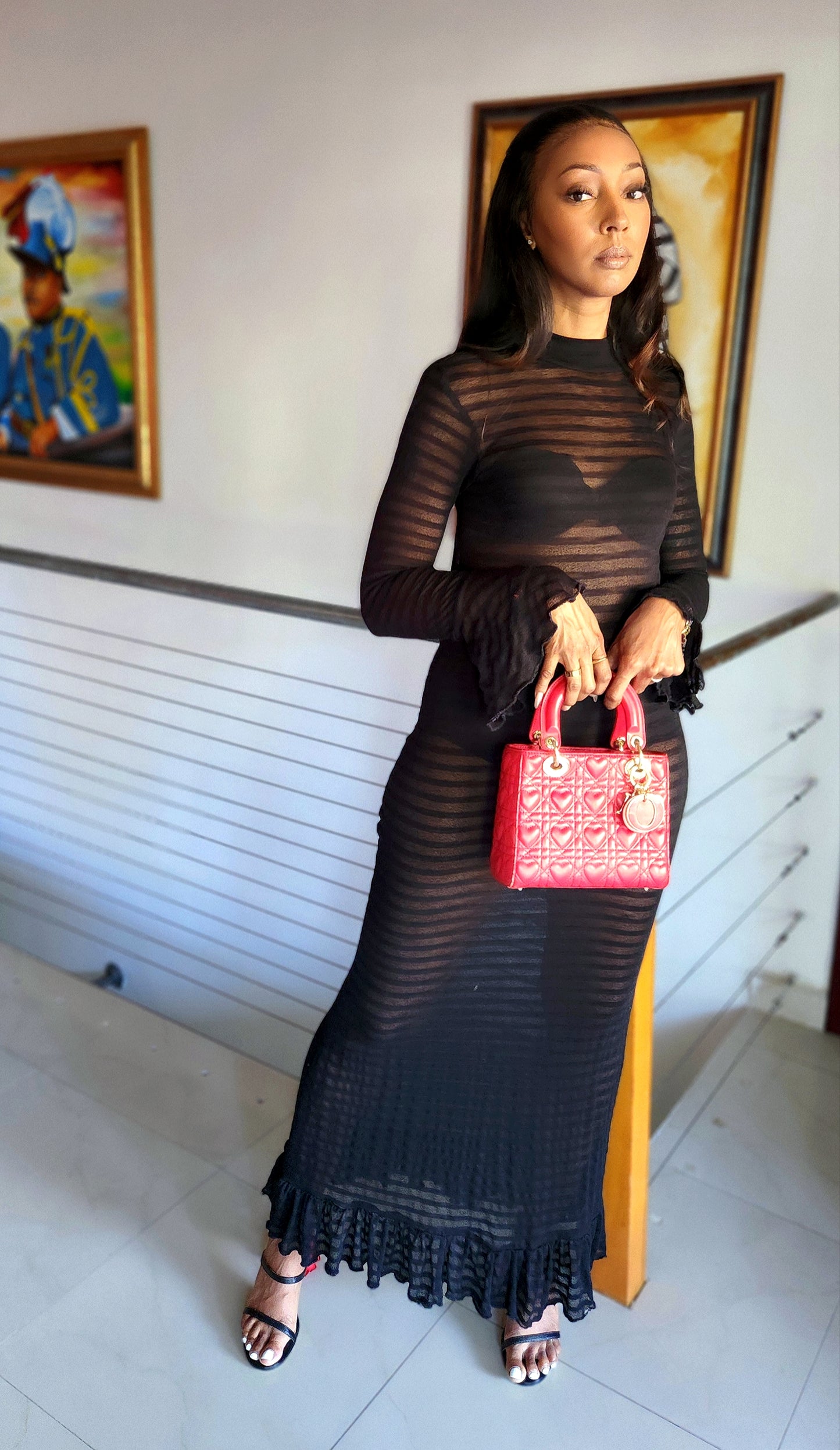 Allure Me Sheer Dress