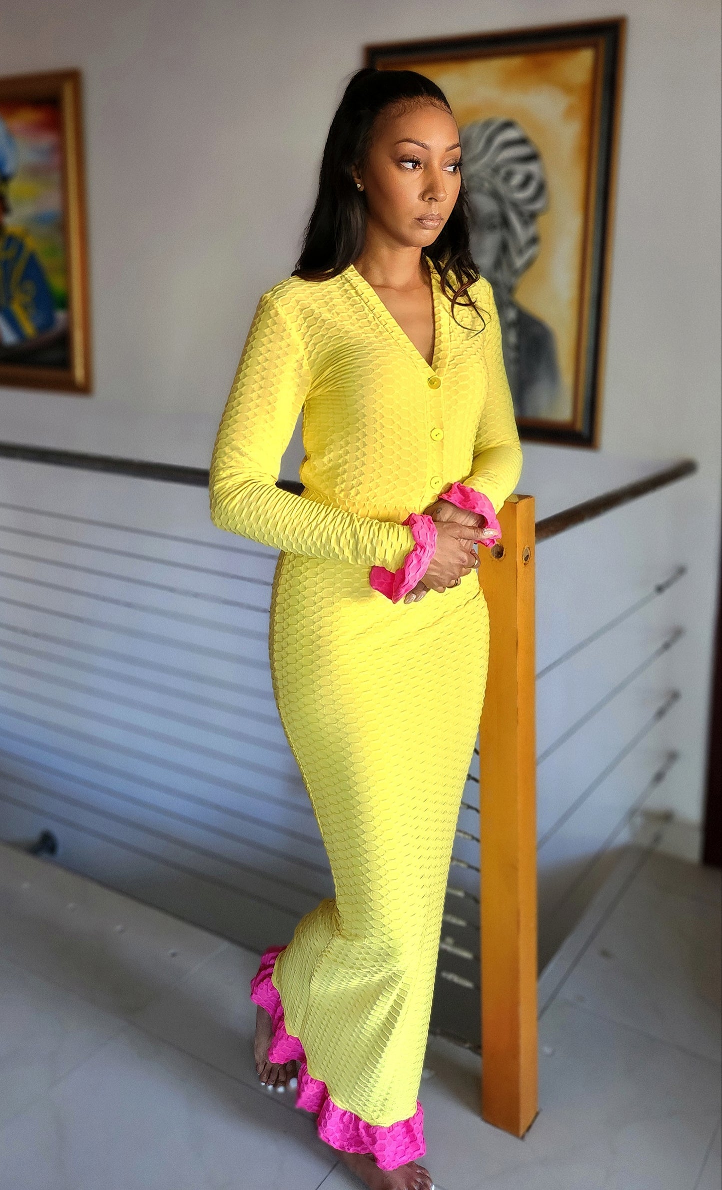 Yellow Honeycomb Set