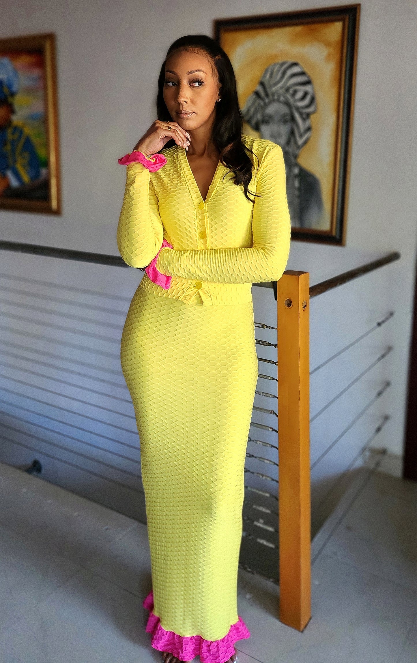 Yellow Honeycomb Set