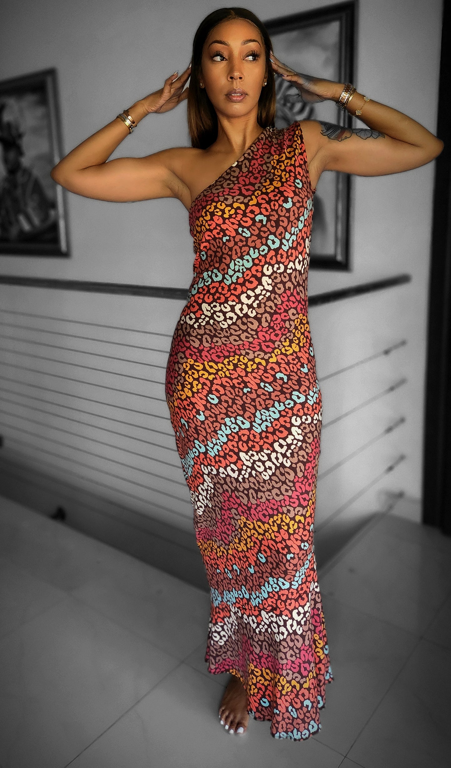 Pebble Asymmetrical Dress
