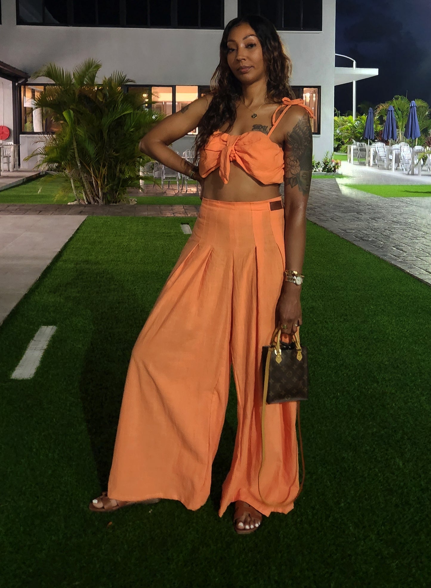 Essence Linen Orange Set