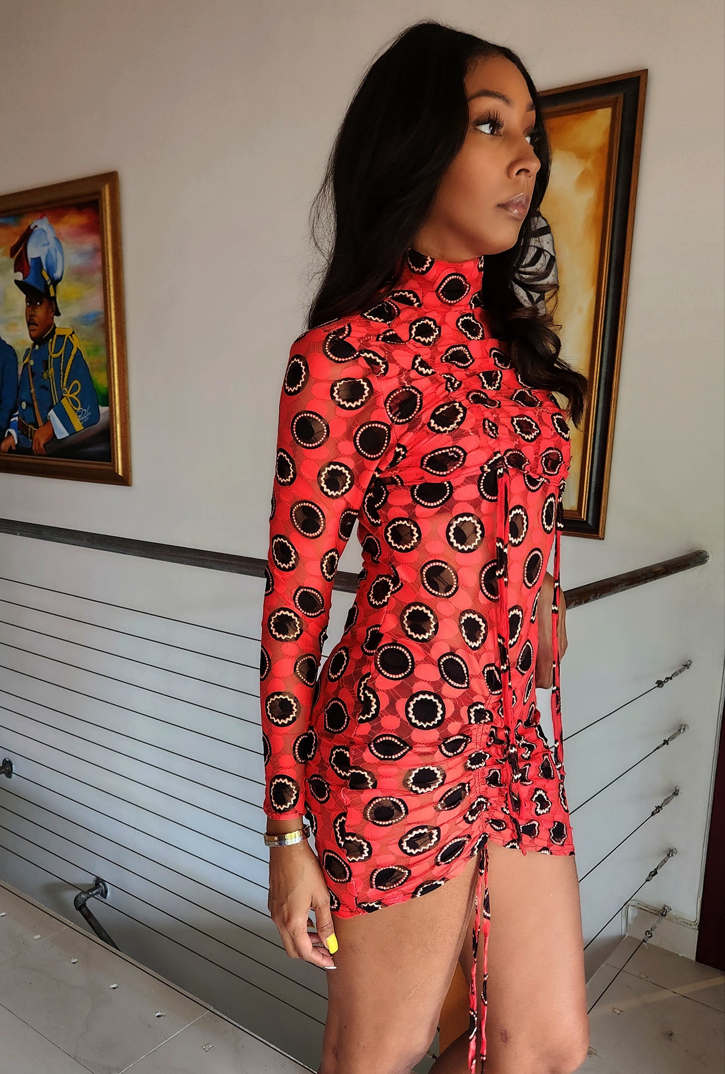 Scarlet Lace Dress