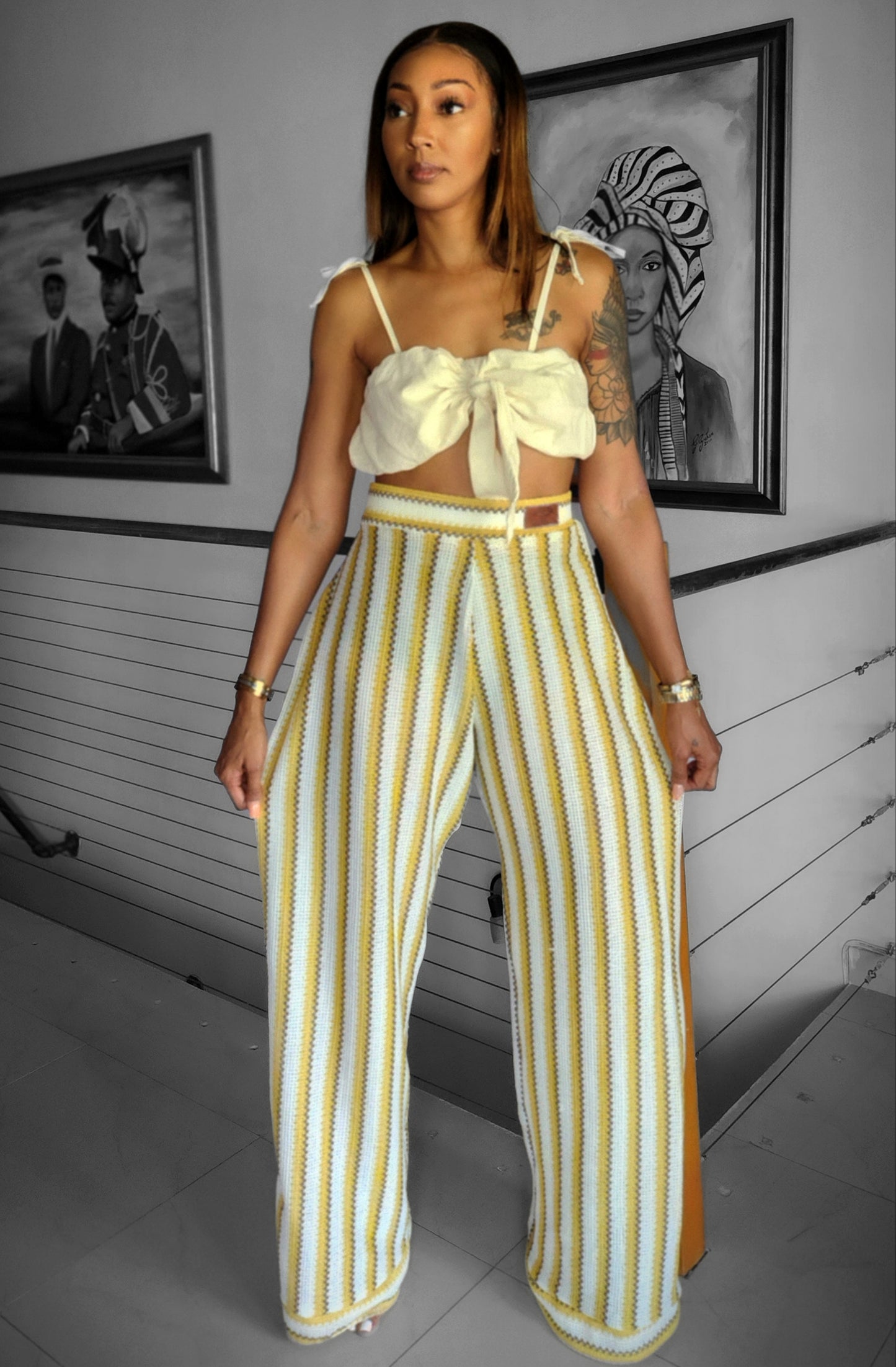Breathable stripes