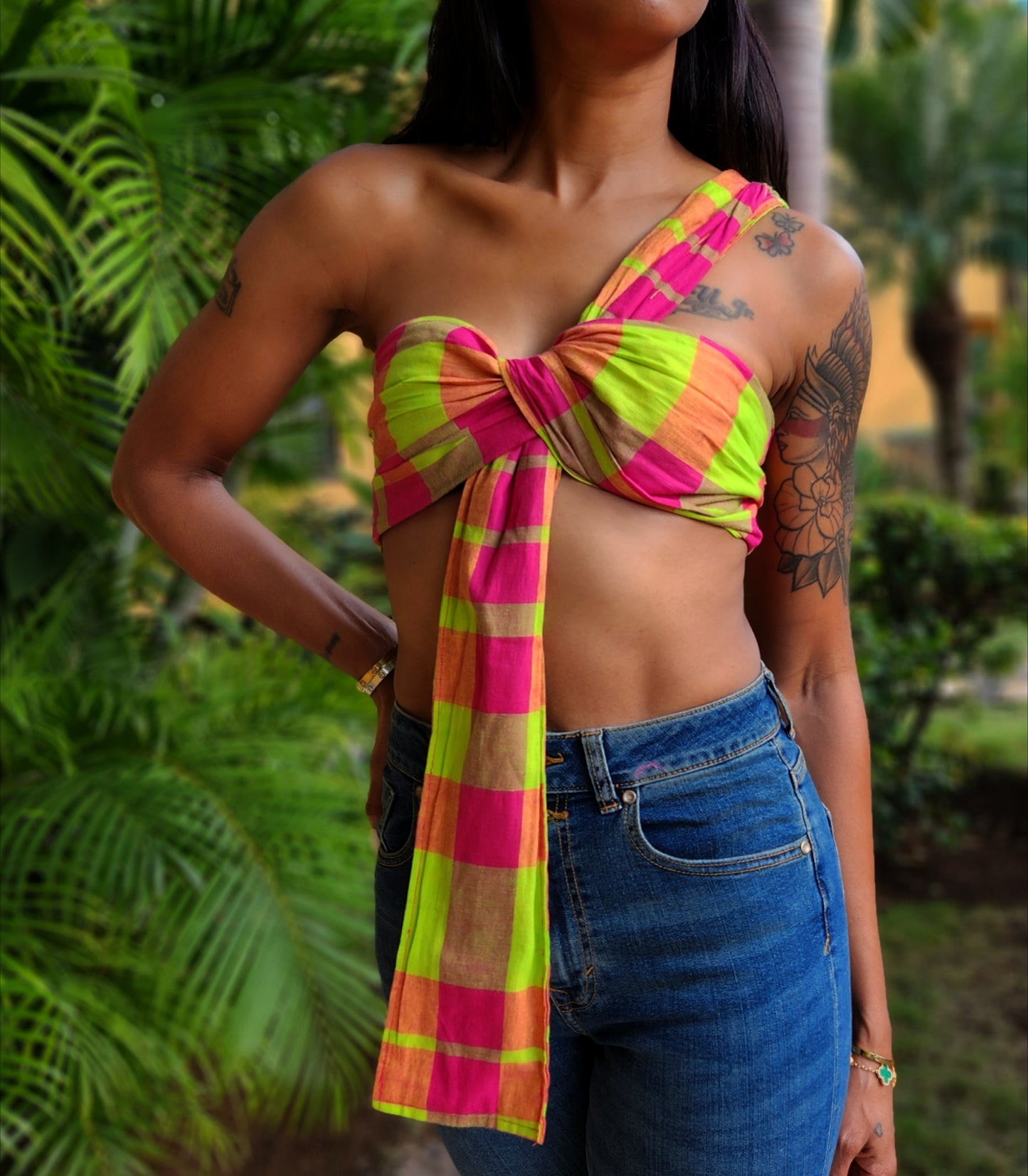 Pretty Picnic Twisted Bralette Top